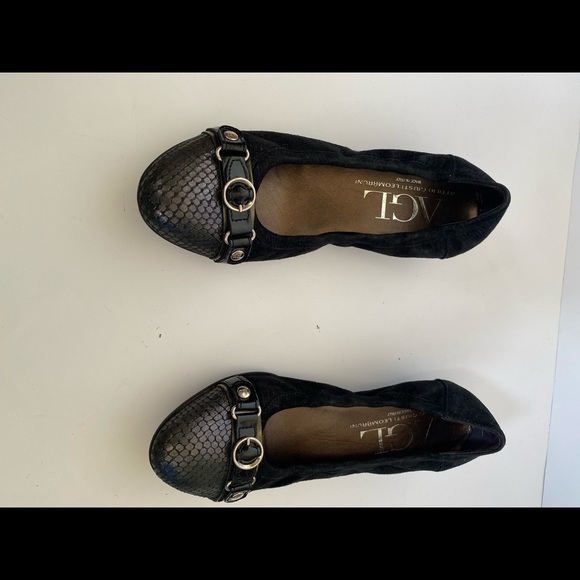 Attilio gusti made in Italy 9 black flats… - Picture 4 of 4